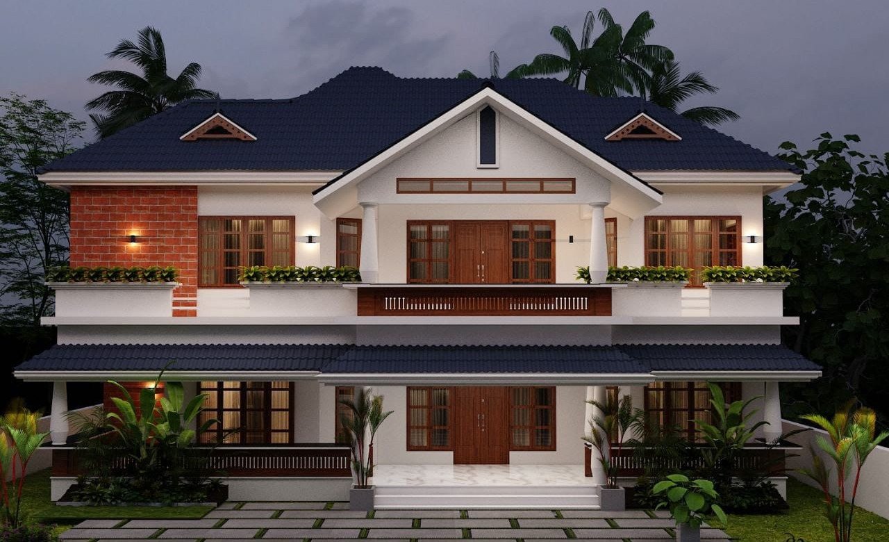 Premium Kerala residence – PR Constructions